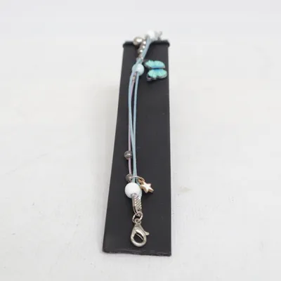 Bracelet de cheville (Bleu, Turquoise, Multicolore) Métal inconnu