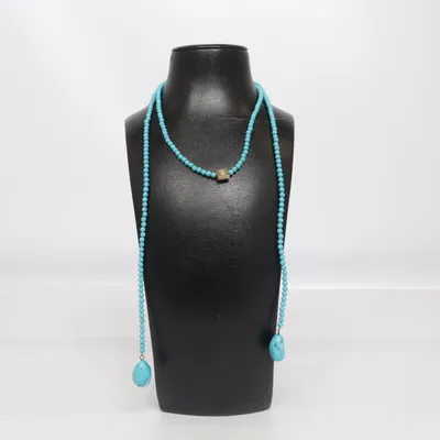 Halsband (Turkos) från Snö of Sweden Okänd metall