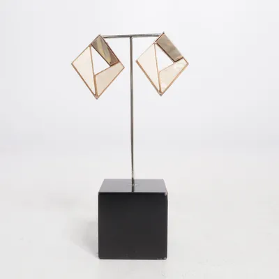 Oorbellen (Beige) Onbekend materiaal
