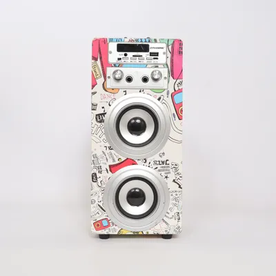 Högtalare (Vit, Flerfärgad) från Dynasonic