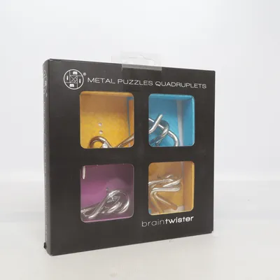 Brain teaser puzzle (Silver, Multicolored) from Banister