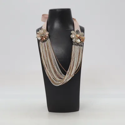 Necklace (Pink, Silver, Gold) Unknown metal