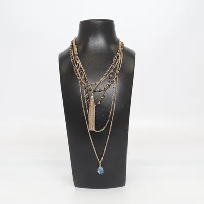 Halsband (Guldfärgad, Svart, Blå) från Adore Okänd metall