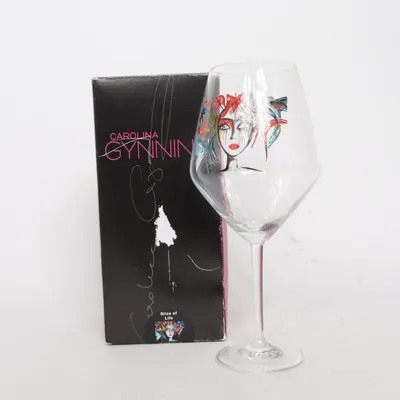 Wine glass (Transparent, Multicolored) from Carolina Gynning