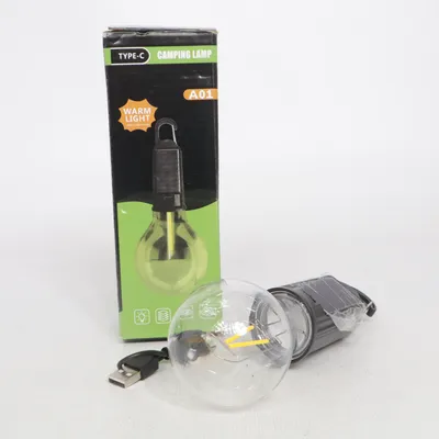 Glödlampa (Svart, Grön, Orange)