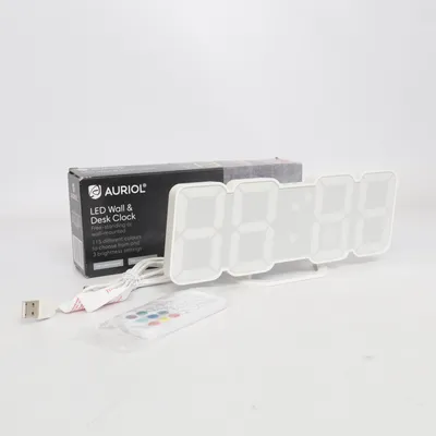 Väggklocka (Led Wall & Desk Clock) från Auriol