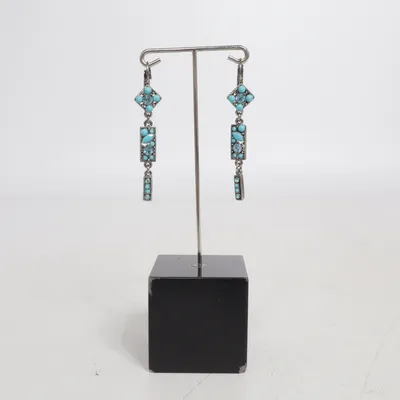 Boucles d'oreilles (Turquoise) de Fashion Jewelry Métal inconnu