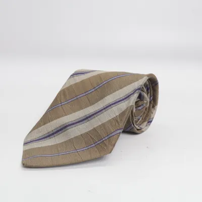 Cravate (Marron, Blanc, Violet) de Maestro