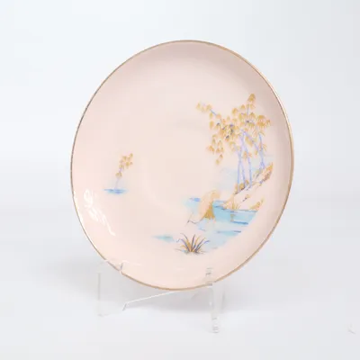 Assiett (Blå, Guldfärgad, Rosa) från Johann Haviland Bavaria