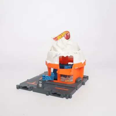 Car track (White, Orange, Black) from Hot Wheels