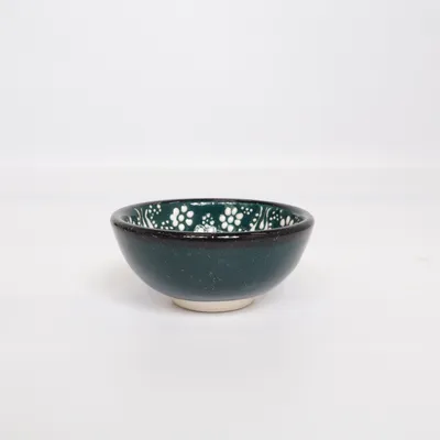 Serving bowl (Green, White, Black) from Indiska