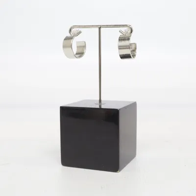 Örhängen (Silverfärgad) Okänd metall