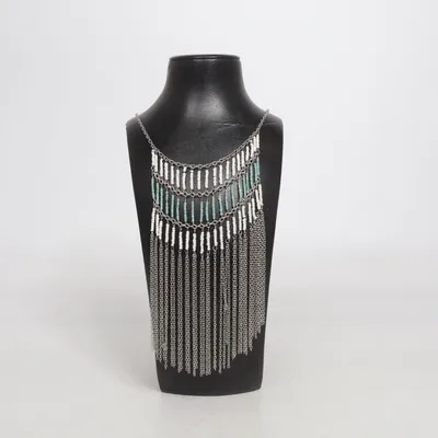 Lichaamssieraden (Zilver, Wit, Turquoise) Onbekend materiaal