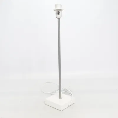 Lamp base (White, Silver) from Rusta
