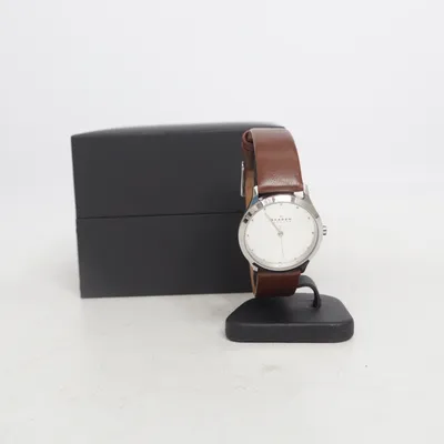 Wristwatch (Brown, Silver) from Skagen