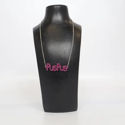 Collier (Rose, Argent) Métal inconnu