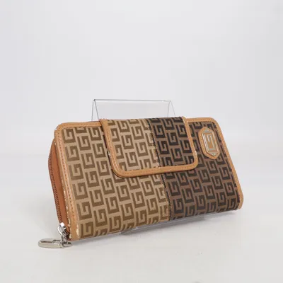 Wallet (Brown, Beige) from Glitzy