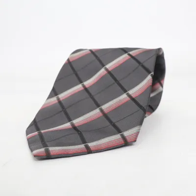 Cravate (Gris, Rouge, Noir) de Engbers Soie