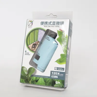 Mikroskop (Blå, Svart)