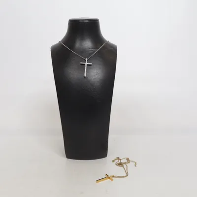 Necklace (Gold, Silver) Unknown metal