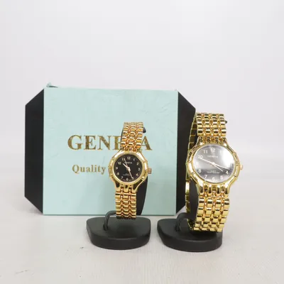 Armbandsur (Guldfärgad, Svart) från Geneva