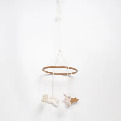 Baby cot mobile (Beige, Brown) from H&M Home