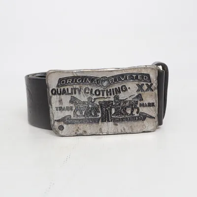 Riem (Zwart) van Levi Strauss & Co Leer