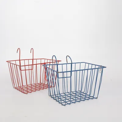 Förvaringskorg (Blå, Röd)
