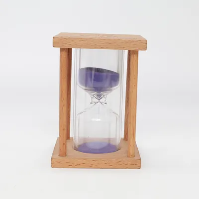 Hourglass (Brown, Purple) from Montessori Lernwelten