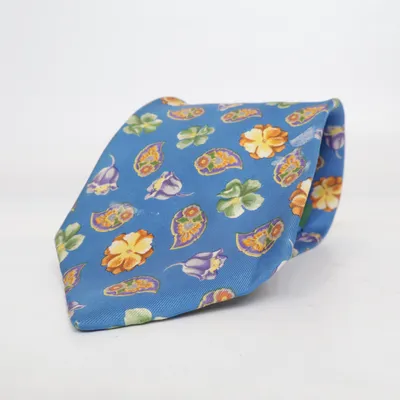 Slips (Blå, Flerfärgad) från Andrew's Ties Silke