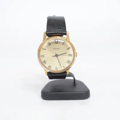 Wristwatch (Black, Gold) from Sekonda