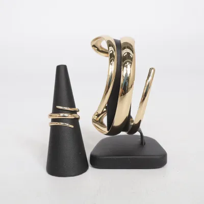 Jewelry set (Gold) Unknown metal