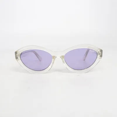 Lunettes de soleil (Transparent, Violet) de Quay Australia