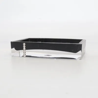 Tvålfat (Svart, Silverfärgad)