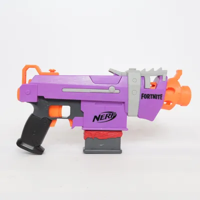 Leksaksvapen (Grå, Svart, Orange, Lila) från Nerf