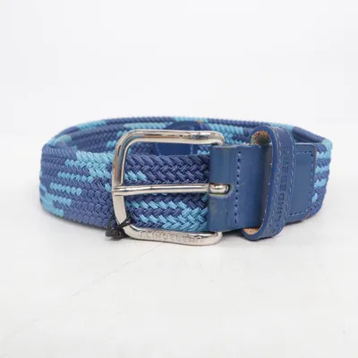 Belt (Blue, Multicolored) from J.Lindeberg Cotton, Leather, Viscose