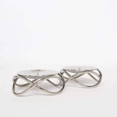 Ljuslykta (Silverfärgad) från Georg Jensen