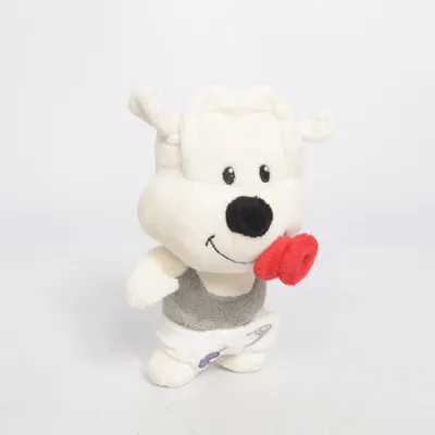 Peluche (Blanc, Gris, Rouge) de Samson