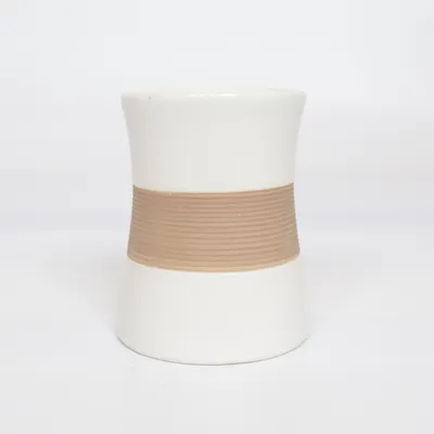 Vase (Blanc, Beige) de Ideen Welt