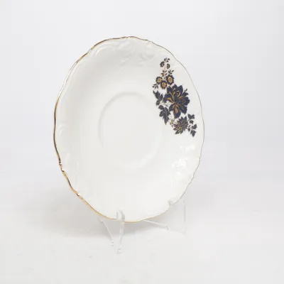 Small plate (White, Blue, Gold) from Bavaria