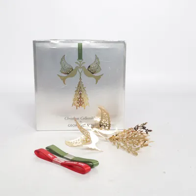 Ornement de Noël (Argent, Or) de Georg Jensen