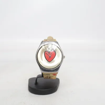 Wristwatch (Beige, Red) from Swatch