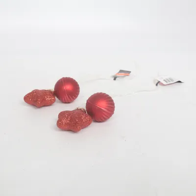 Weihnachtsbaumkugeln (Rot) von Decoris