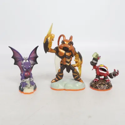 Toy figurine (Red, Gold, Purple) from Activision