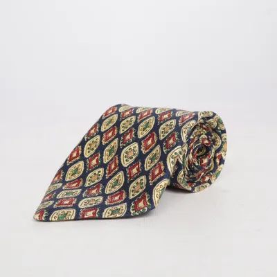 Cravate (Bleu, Rouge, Jaune) de Monti Soie