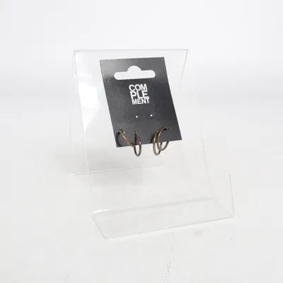 Earrings (Brown) from Complement Unknown metal