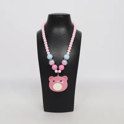 Ketting (Roze) Onbekend materiaal