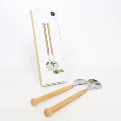 Salladsbestick (Beige, Grå) från Sagaform