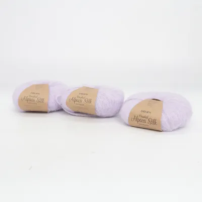 Garn (Brushed Alpaca Silk) från Drops Alpackaull, Silke