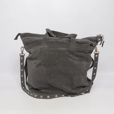Sac à bandoulière (Gris) de Jimmy Choo for H&M Coton, Cuir